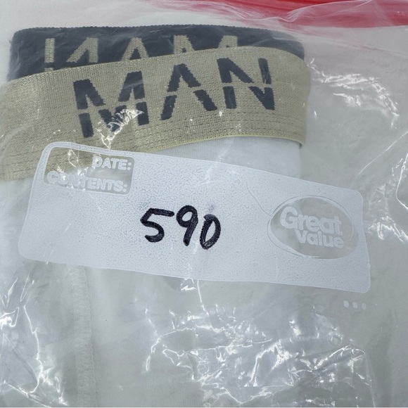 Man Gold Series White Boxer Briefs( 2pair ) - Picture 5 of 5